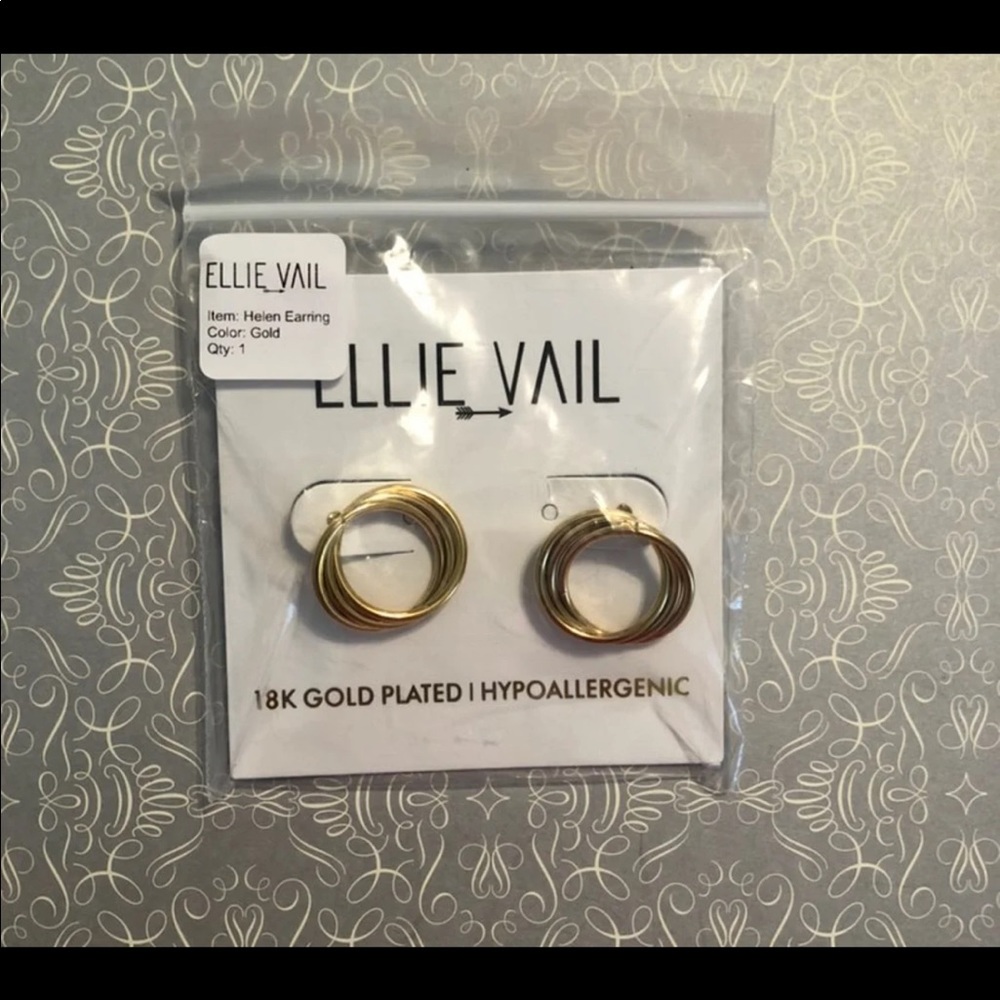 Ellie Vail gold earrings